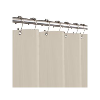 Maytex 8 Gauge Peva Shower Curtain Liner, Bone