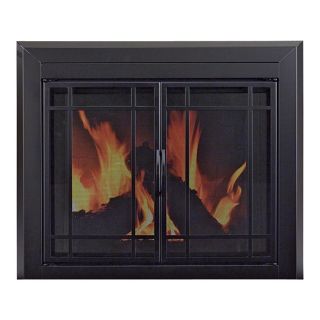 Pleasant Hearth Easton Fireplace Glass Door   For Masonry Fireplaces, Medium,