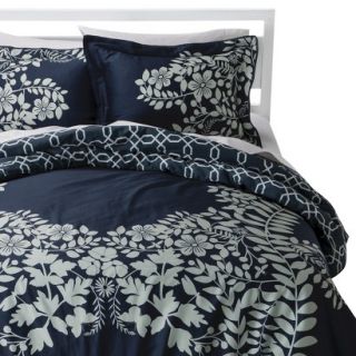 Room 365#153; Placed Graphic Floral Comforter Set   Blue (Twin)