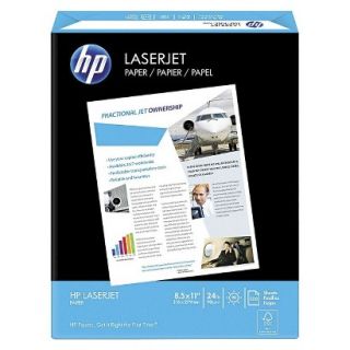 HP Laserjet Paper, 98 Brightness, 24 lb   White (500 Sheets Per Ream)
