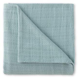 Vellux Cotton Blanket, Gray
