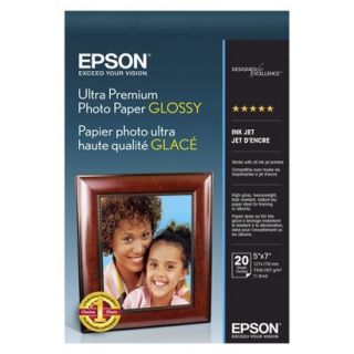 Epson Ultra Premium Photo Paper Glossy 5x7 Inches   20 Sheets (S041945)