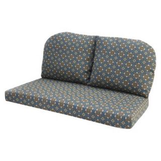 Claro Outdoor 3 Piece Loveseat Replacement Cushion Set