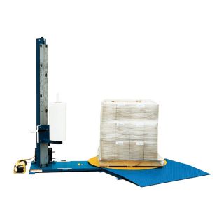 Vestil Semi Automatic Stretch Wrap Machine   60 Inch Turntable Diameter, Model