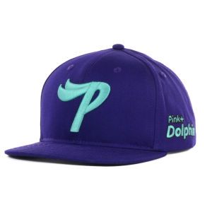Pink Dolphin P Logo Snapback Cap