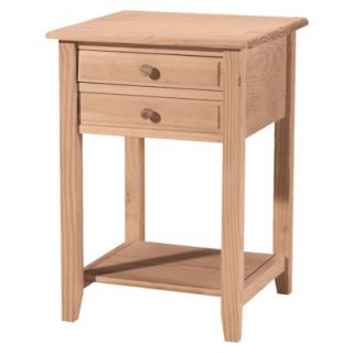 Accent Table Lamp Table with 2 Drawers