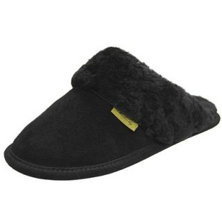 Womens Brumby Shearling Scuff Slippers   Black 7.0