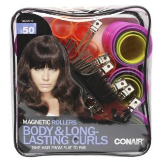 Conair Body & Long Lasting Curls Magnetic Hair Rollers   50 Count