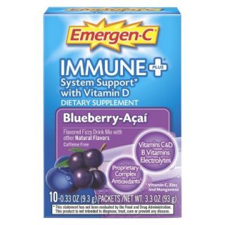 Emergen C Immune Plus Dietary Supplement   Blueberry (10 Count)