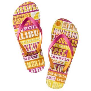 Womens Limited Edition Mossimo Supply Co. Flip Flop Sandal  Hot Pink 7
