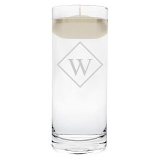 Diamond Initial Floating Unity Candle W