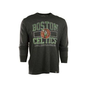 Boston Celtics 47 Brand NBA Stacked Long Sleeve Scrum T Shirt