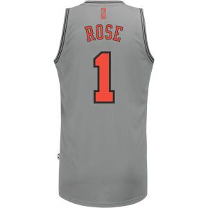 Chicago Bulls Derrick Rose adidas NBA On Court Neon Swingman Jersey
