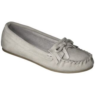 Womens Mossimo Supply Co. Genuine Suede Lark Moccasin   Taupe 9
