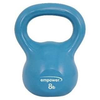 Empower Comfort Grip Kettlebell With DVD 8Lb   Blue