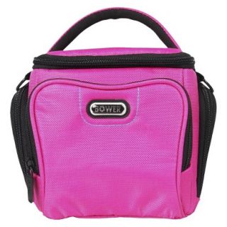 Bower Small Adjustable Dividers Dazzle Camera Accessory Bag   Pink (SCB3700)