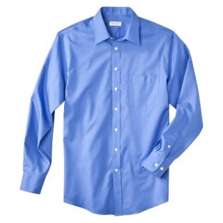 Merona Mens Ultimate Classic Fit Dress Shirt   French Blue Twill Xl