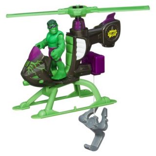Playskool Heroes Marvel Hulk Adventures Hulk Figure with Helicopter Vehicle