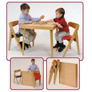Kids Table Stakmore Folding Kids Table   Natural
