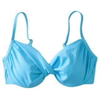 Womens D Cup Bikini Swim Top  Turquoise 32D