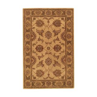 Hand tufted Imperial Beige/ Gold Wool Rug (8 X 11)