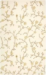 Hand tufted Sovereignty Floral Beige Rug (5 X 8)