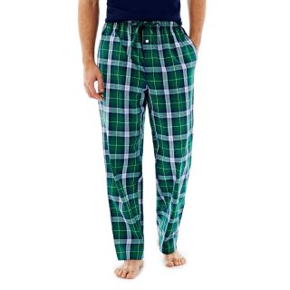 Stafford Woven Sleep Pants, Green, Mens