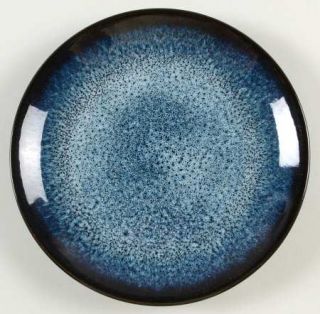 Threshold Cambridge Blue Salad Plate, Fine China Dinnerware   Speckled Blue,Navy