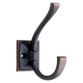 Liberty Hardware Ruavista Coat and Hat Hook   Bronze with Copper Highlights