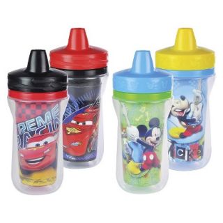 4pk Disney Sippy Cup   Cars/Mickey Mouse