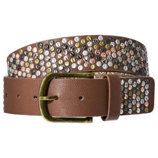 MOSSIMO SUPPLY CO. Brown Small All Over Stud Belt   S
