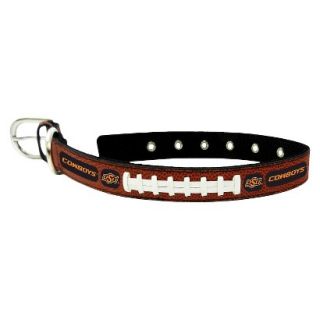 Oklahoma State Cowboys Classic Leather Medium Football Collar