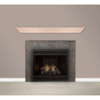 Oak Mantel Shelf   60 Inch, Oak, Model HWMS60UO