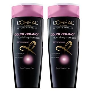 LOreal Paris Advanced Haircare Color Vibrancy Shampoo   2 pack bundle