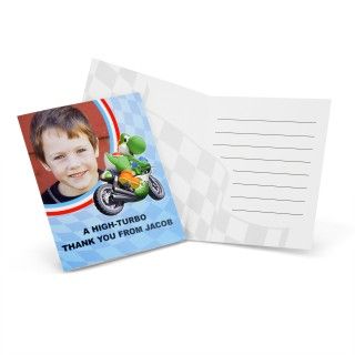Mario Kart Wii Personalized Thank You Notes
