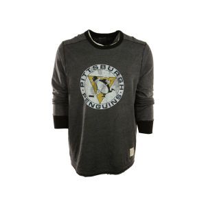 Pittsburgh Penguins NHL Long Sleeve Deconstructed Crew Sweatshirt