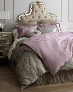 Queen Lavender Damask Duvet Cover, 90 x 95   Dian Austin Couture Home