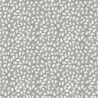 Mini Vine Wallpaper   Gray/White