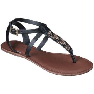 Womens Mossimo Supply Co. Cora Gladiator Sandals   Black 5.5