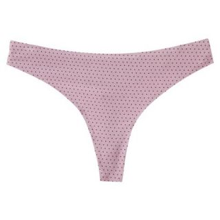 Gilligan & OMalley Womens Micro Seamless Thong   Soft Orchid S