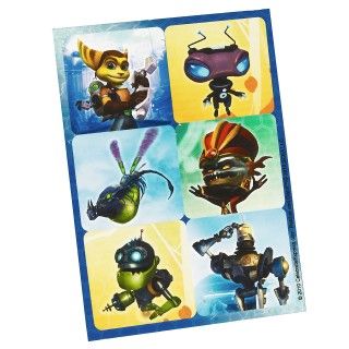 Ratchet and Clank Sticker Sheets