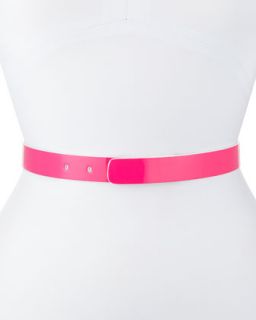 Patent Pink Band Belt