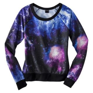 Juniors Galactic Graphic Sweatshirt   S(3 5)