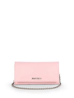 Jimmy Choo East West Chained Wallet   Grapefruit