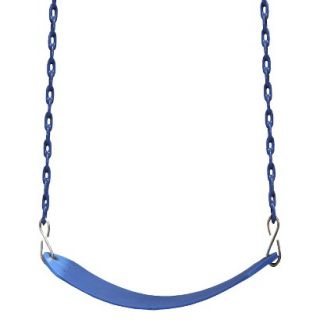 Deluxe Swing Belt with Coated Chain   Blue