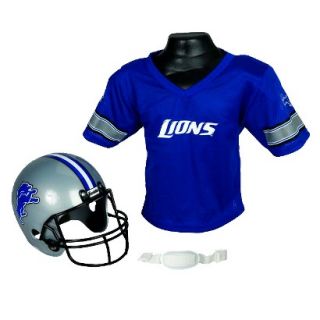 Franklin Sports NFL Lions Helmet/Jersey set  OSFM ages 5 9