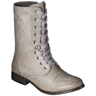 Womens Mossimo Supply Co. Khalea Combat Boots   Natural 6.5