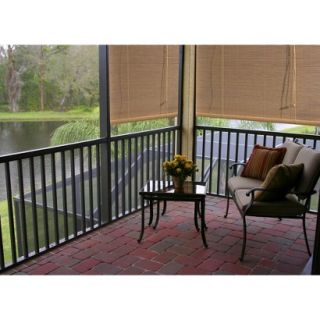 Outdoor Patio Radiance Imperial Matchstick Roll Up Blind   Natural (60x72)