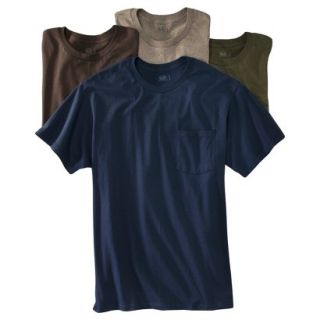 Fruit of the Loom Mens 4 pack Pocket Tee   Assorted Colors 3XL