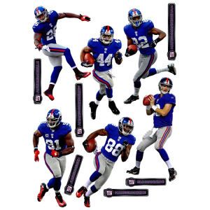 New York Giants Fatheads Tradeables Team Set NFL